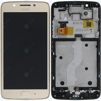 Motorola Moto G5 (XT1675, XT1676) Unitate de afișare completă aur fin 5D68C07421 foto