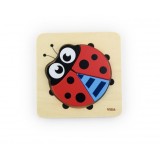 Puzzle din lemn - buburuza, Viga