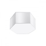 Lampă De Tavan Sunde Alb Pvc 2 Becuri Cub Modern De Interior