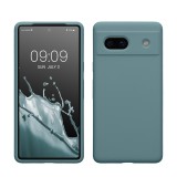 Husa Kwmobile pentru Google Pixel 7a, Verde inchis, Silicon, KWM000019YE036C, Carcasa
