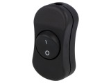&Icirc;ntreupător Rocker SPST 3A/250VAC R13-901-AC negru