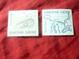 Serie Feroe 1982 Europa CEPT , 2 valori, Nestampilat