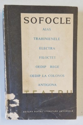TRAGEDII ,TEATRU de SOFOCLE , 1969 foto