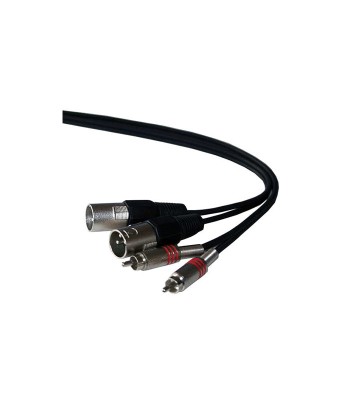 Cablu 2x RCA tata la 2x XLR tata 1.5m ibiza foto