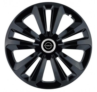 Set 4 capace roti pentru Nissan Nou, model Terra Black, R15 foto