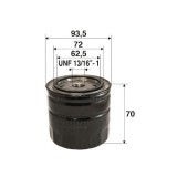 Filtru ulei Austin Montego; Honda Accord V, Accord VI; Land Rover Freelander I; MG MG Zr, MG Zs, Montego; Rover 200, 200 II, 25 I, 400 II, 45 I, 600