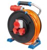 Tambur de cablu CEE cu siguranta, profesional 25m 5x2.5 IP44, As Schwabe
