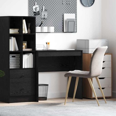 vidaXL Birou Altele Stejar negru 80 x 40 x 76 cm Lemn compozit 869387 foto