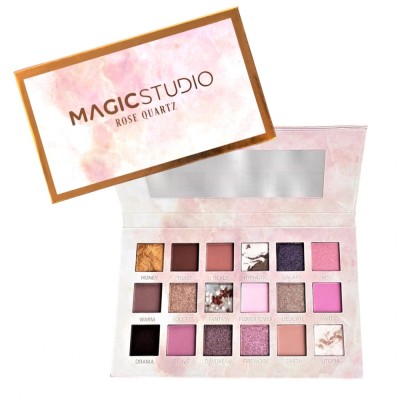 Paleta fard pleoape Rose Quartz, Magic Studio 24501, 18 culori foto