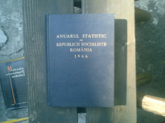 Anuarul statistic al republicii Socialiste Romania 1966 foto