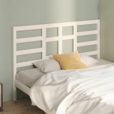 Gossi tablie de pat, alb, 146x4x104 cm, lemn masiv de pin