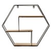 Raft de perete Azira culoare stejar negru 50x10x44cm