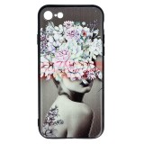 Husă iPhone 7/8 Lady, TPU+PC, UV Print 3D - Protecție Premium