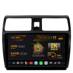 Navigatie Suzuki Swift (2003-2010), Android 13, V-Octacore 4GB RAM + 64GB ROM, 9.5 Inch - AD-BGV9004+AD-BGRKIT301