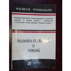 Filosofia elenistica si romana- Wilhelm Windelband