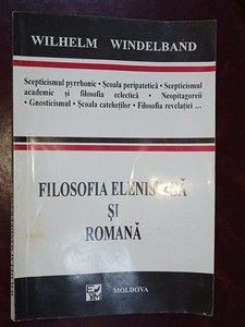 Filosofia elenistica si romana- Wilhelm Windelband foto