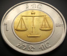 Moneda exotica bimetal 1 BIRR - ETIOPIA, anul 2020 * cod 3648 = circulata