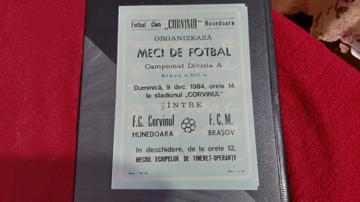 program Corvinul Hd. - FCM Brasov