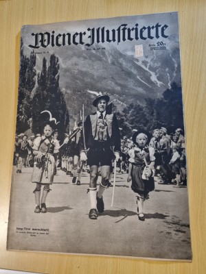 revista nazista austria 28 iulie 1943-foto hitler,mussolini,razboiul mondial foto