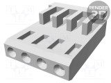Conector cablu-placă mufă mamă AMPMODU MOD IV 2,54mm 4 PIN TE Connectivity