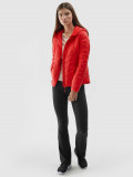 Geacă din puf PrimaLoft Black Eco pentru femei - roșie, 4F Sportswear
