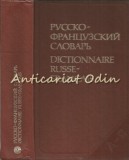 Dictionar Rus-Francez Scerba: 50000 Cuvinte, Editura Langue Russe, 1983, 839 Pagini, Cartonat
