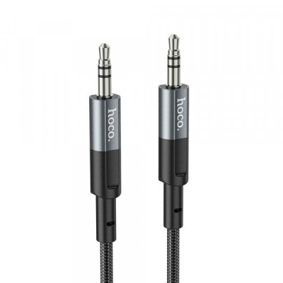 Cablu Audio 3.5mm - 3.5mm HOCO UPA22, 1m, Negru foto