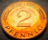 Moneda 2 PFENNIG - RF GERMANIA, anul 1982 D *cod 3962 A = UNC - luciu de batere, Europa