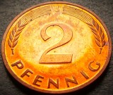 Moneda 2 PFENNIG - RF GERMANIA, anul 1982 D *cod 3962 A = UNC - luciu de batere