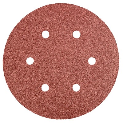 Discuri abrazive 150mm K80 5buc. cu 6 gauri GRAPHITE 55H953 HardWork ToolsRange foto