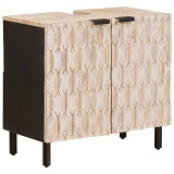 vidaXL Dulap pentru Chiuveta de Baie Simplu Alb 4017883