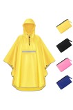 Pelerină de ploaie pentru copii, pelerină de ploaie unisex impermeabilă, echipament de ploaie cu pelerină reflectorizantă, jachetă de ploaie ușoară pe