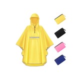 Pelerină de ploaie pentru copii, pelerină de ploaie unisex impermeabilă, echipament de ploaie cu pelerină reflectorizantă, jachetă de ploaie ușoară pe