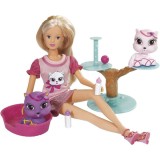 Papusa Steffi Love, Cut Pet Twins, Simba Toys