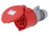 Conector Alimentare AC Trifazat 32A 400VAC IP44 Mufă Mamă