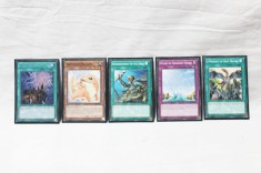 Lot 5 cartonase Yu-Gi-Oh! 1996 1st edition - engleza - sleeve