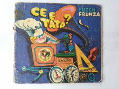 CE E TATA ? - EUGEN FRUNZA ( carti povesti copii cu ilustratii ) foto