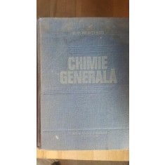 Chimie generala- C.D.Nenitescu DOAR COPERTA UZATA