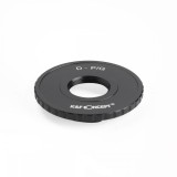 Adaptor montura K&amp;F Concept D-P/Q de la D-Mount la Pentax Q KF06.331