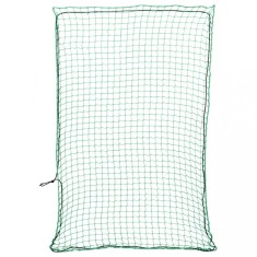 vidaXL Plasă de remorcă cu funie elastică, verde, 5x3,5 m, PP