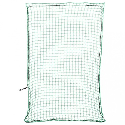 Plasă de remorcă cu funie elastică, verde, 5x3,5 m, PP foto