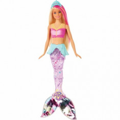 Papusa Barbie Sirena Sparkle Lights in Regatul Dreamtopia foto