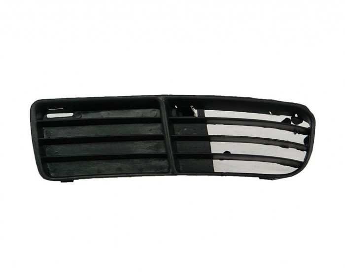 Grila bara fata VW Polo Hatchback, 10.1994-08.1999, Stanga, 6N0853665B, 952427-5 fara locas pentru proiectoare, pentru bara cod 952407-2, pentru Mode