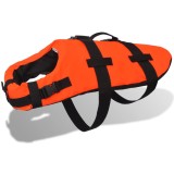 VidaXL Vestă de salvare c&acirc;ini, mărime M, portocaliu