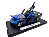 Macheta Bugatti Bolide albastru negru 1:32 metal cu lumini si sunete deschidere completa