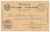 Switzerland 1894 Old postcard postal stationery Monfaucon Jura to Bern D.759