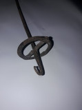 Sucitor fier pentru lana f.vechi,antichitate traditionala Romaneasca,T.GRATUIT