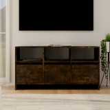 vidaXL Comodă TV, stejar afumat, 102x37,5x52,5 cm, PAL