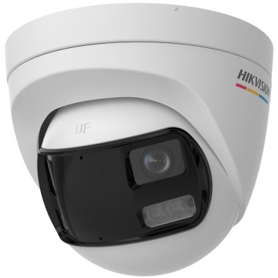 Camera de supraveghere Turret 3K Hikvision DS-2CE72KF3TP-DLS, lentila duala fixa foto