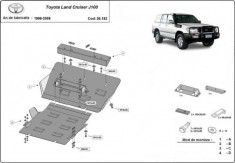 Scut motor metalic Toyota Land Cruiser J100 1998-2008 foto